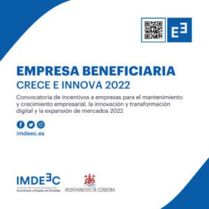 IMDEEC — Crece e Innova 2022, empresa beneficiaria.