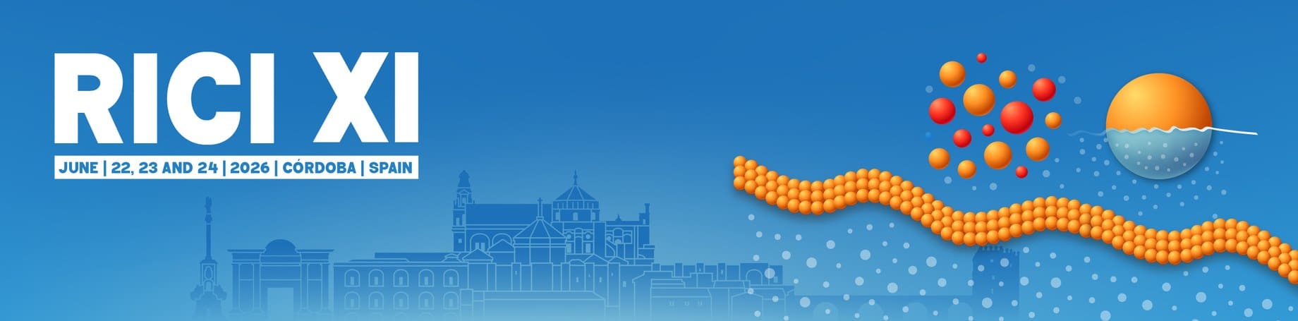 Cartel del congreso RICI XI, Córdoba, 22, 23 y 24 de junio de 2026.